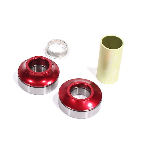Profile 19mm Mid Bottom Bracket - Red - Made in the USA