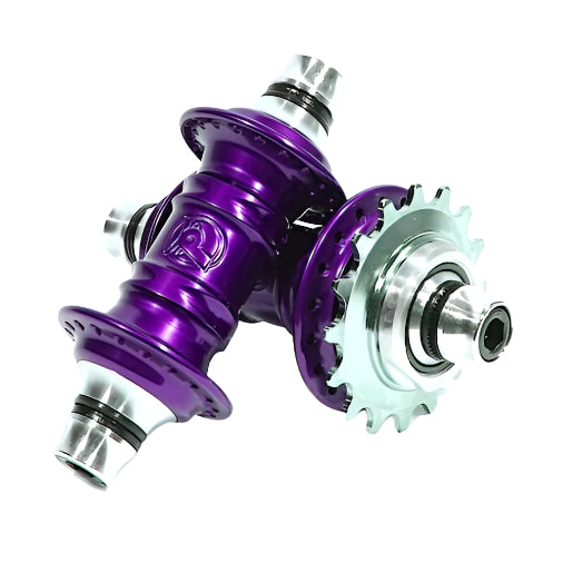 Profile Cr-Mo BMXクランク　リミテッドエディション　パープル Profile Race Mini Cassette Hubset - 36H - Purple - USA Made