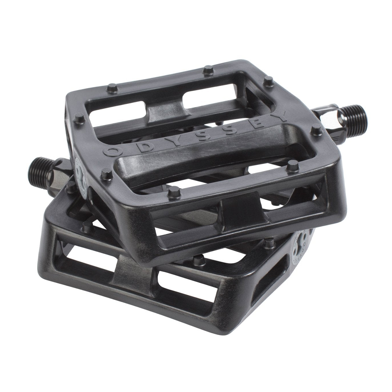 Odyssey Grandstand V2 PC BMX Platform Pedals - Black - 9/16"