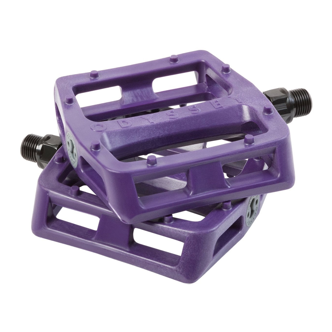 Odyssey Grandstand V2 PC BMX Platform Pedals - Purple - 9/16"