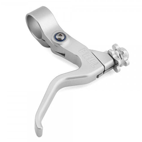Paul Love Compact BMX V-/Mech Disc Brake Right Lever - Matte Silver - USA Made