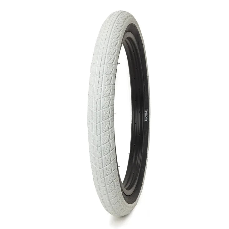 20x2.40 Theory Proven BMX Tire - White w/ Black Sidewall