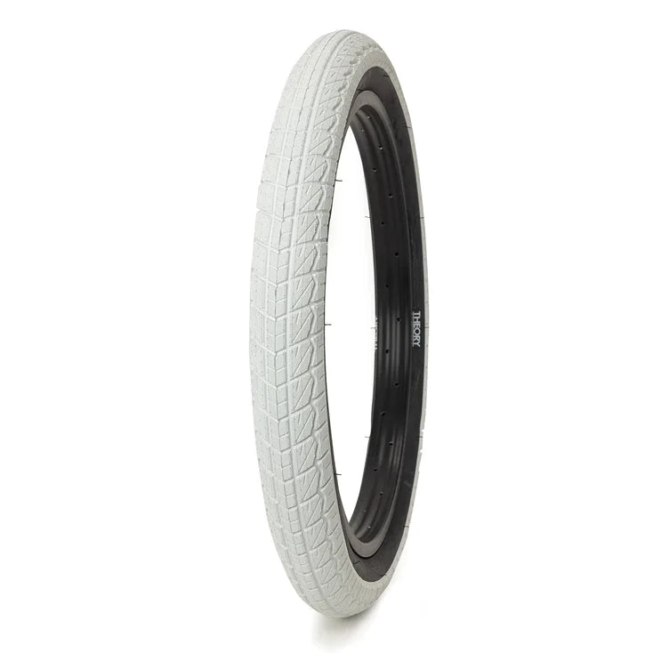 20x2.40 Theory Proven BMX Tire White w Black Sidewall BMXGuru C W Cycle