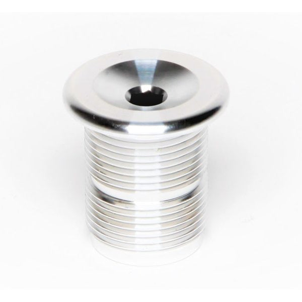 S&M BMX Alloy Top Cap - M24 x 1.5 Fork Compression Bolt - Polished