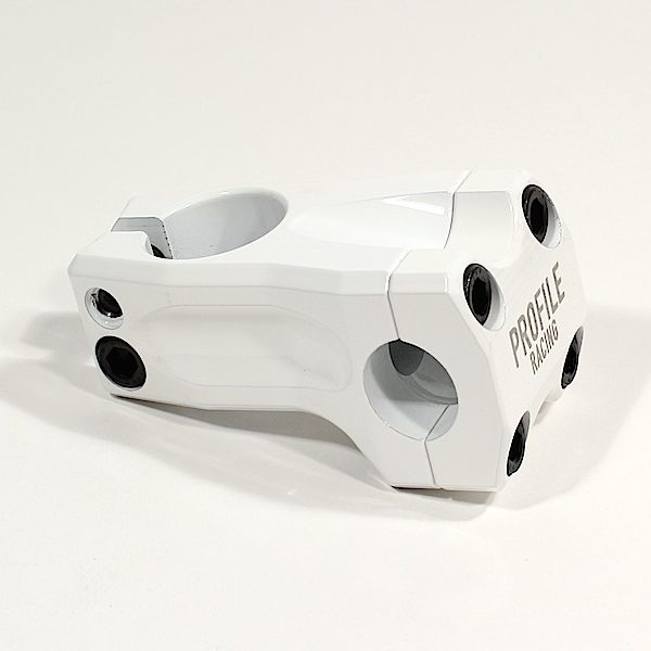 Profile Acoustic Front Load BMX Stem - 53mm - White - USA Made