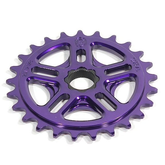 Profile 36t Spline Drive BMX Sprocket - 19mm - 48-spline - Purple
