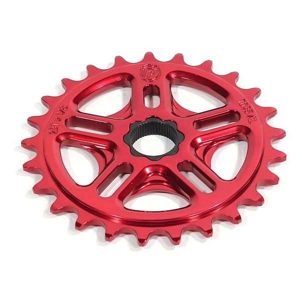 Profile 39t Spline Drive BMX Sprocket - 19mm - 48-spline - Red - USA Made