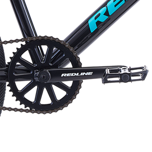 Redline MX24 24" Cruiser Complete BMX Race Bike - 21.8"TT - Black