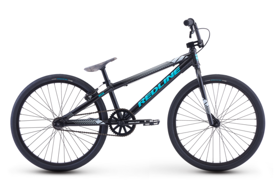 Redline MX24 24" Cruiser Complete BMX Race Bike - 21.8"TT - Black