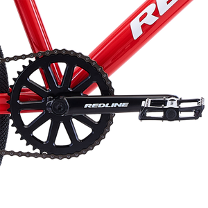 Redline MX24 24" Cruiser Complete BMX Race Bike - 21.8"TT - Red