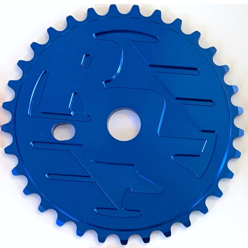 Ride Out Supply ROS Logo Sprocket / Chainwheel - 39t - Blue