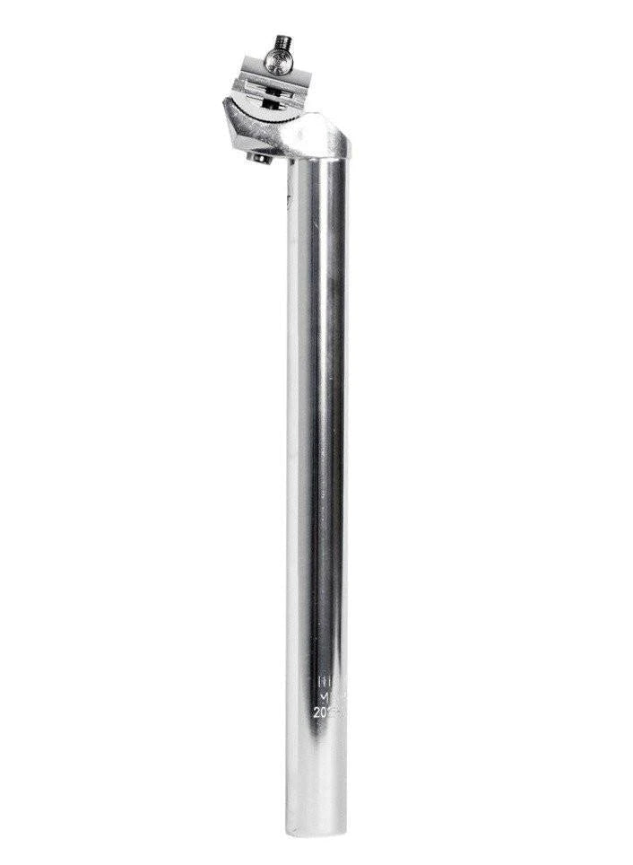 27.2mm Aluminum Micro Adjust Seat Post - 300mm - Silver