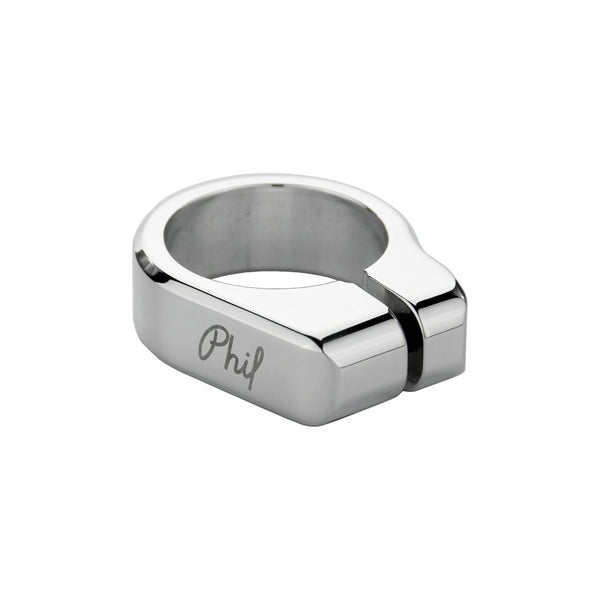 パーツ PhilWood Seat Clamp 30.0 custom Anodized Seatpost_Collar_Silver_1024x10
