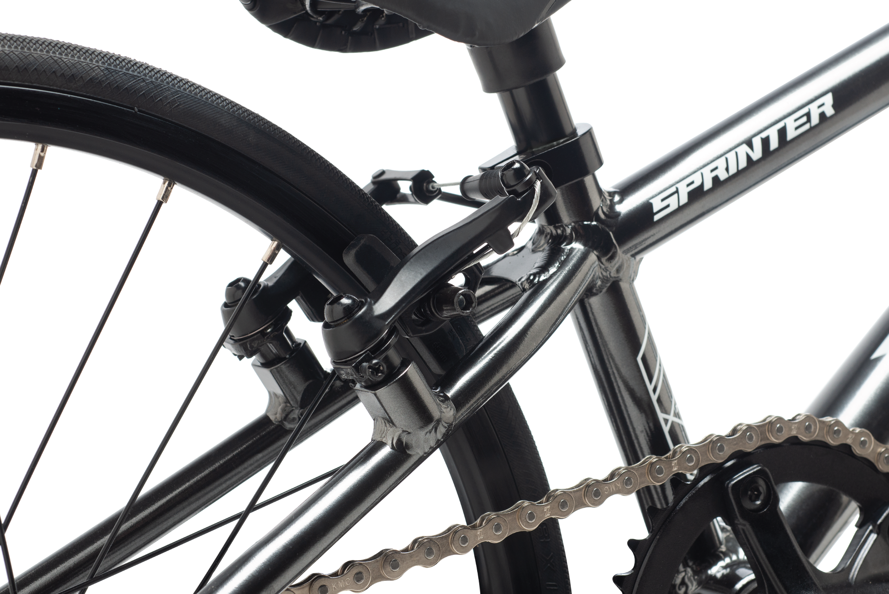 DK Sprinter Micro 18" Complete BMX Race Bike - 16.25"TT - Smoke Gray