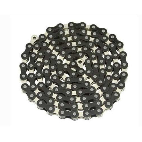 Yaban (YBN) S410 1/2" X 1/8" BMX Chain - Black and Nickel