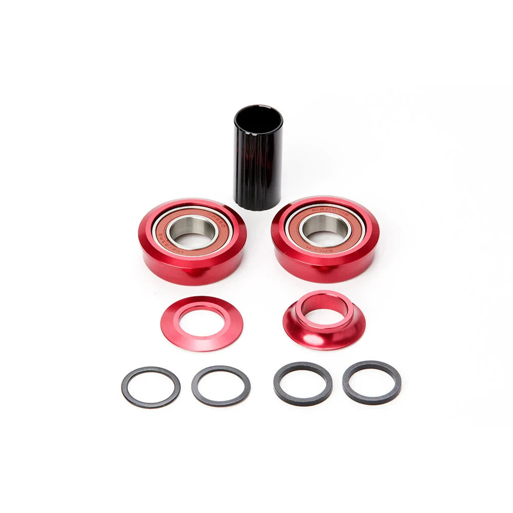 Theory 22mm American BMX Bottom Bracket Kit - Red