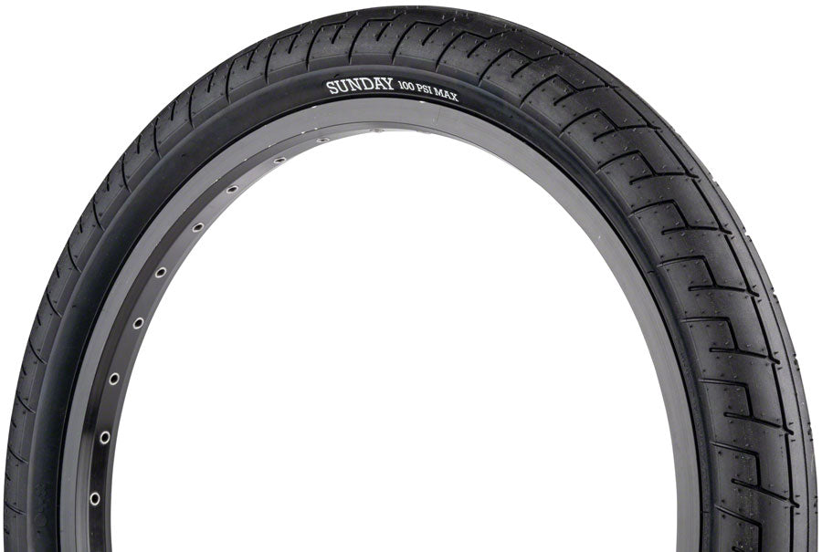20x2.40 Sunday BMX Street Sweeper Tire - 100psi - Black