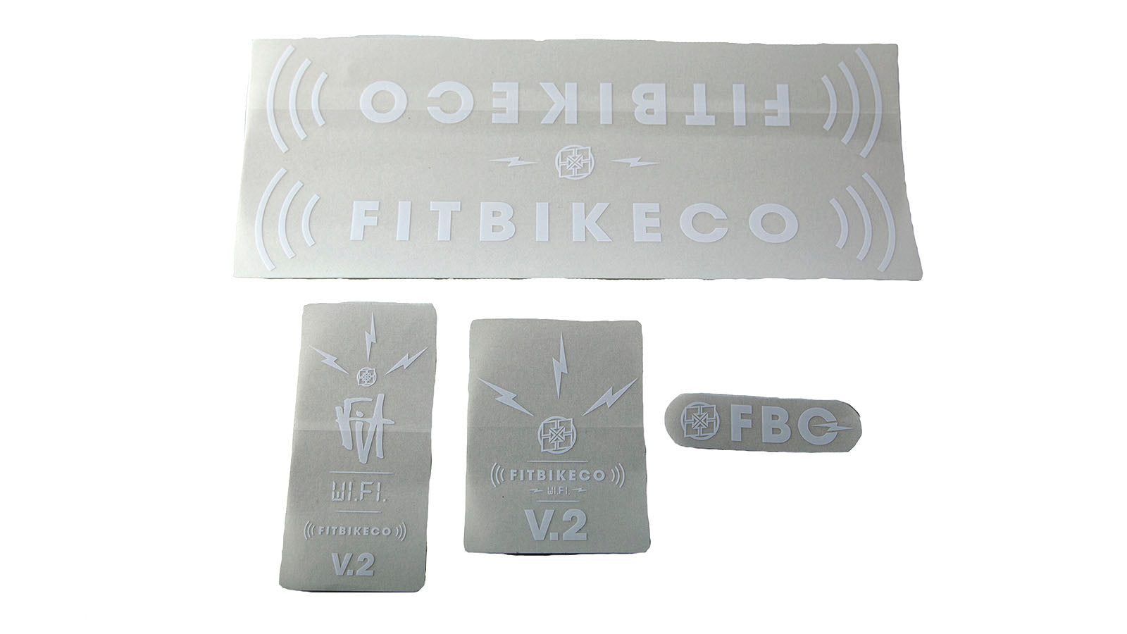 Fit Wifi V.2 BMX Decal set - White