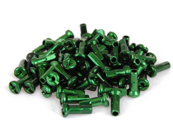 Anodized Aluminum 14g - 1/2" (12mm) Spoke Nipple - Single