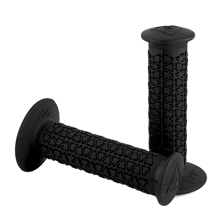 AME Rounds BMX Grips - Black - USA Made