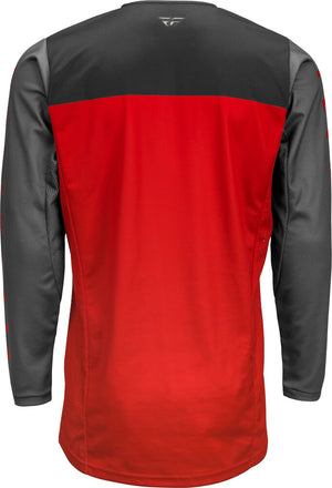 Fly Kinetic K121 BMX Jersey (2021) - Adult Small - Red / Gray / Black