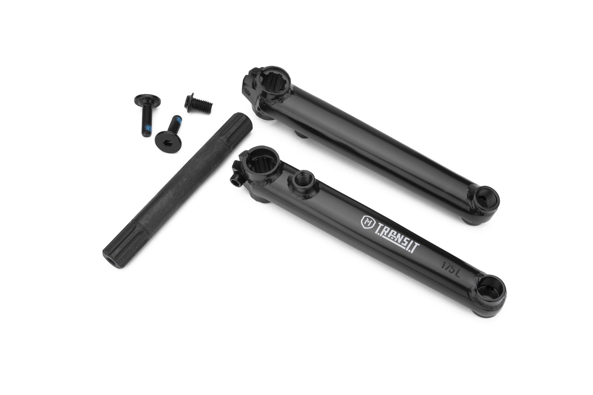 Mission Transit V2 3-Piece BMX crank - 175mm - Black