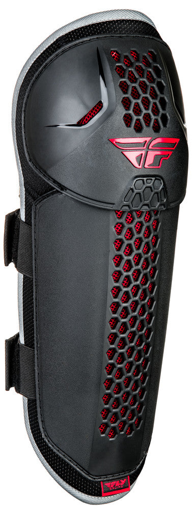 Fly Racing CE Barricade BMX Knee/Shin Guard - Adult Size - Black/Red