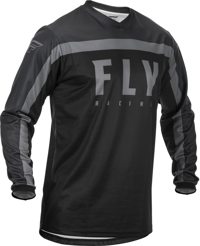 Fly F-16 BMX Jersey (2020) - Adult 4X-Large (XXXXL / 4XL) - Black & Gray