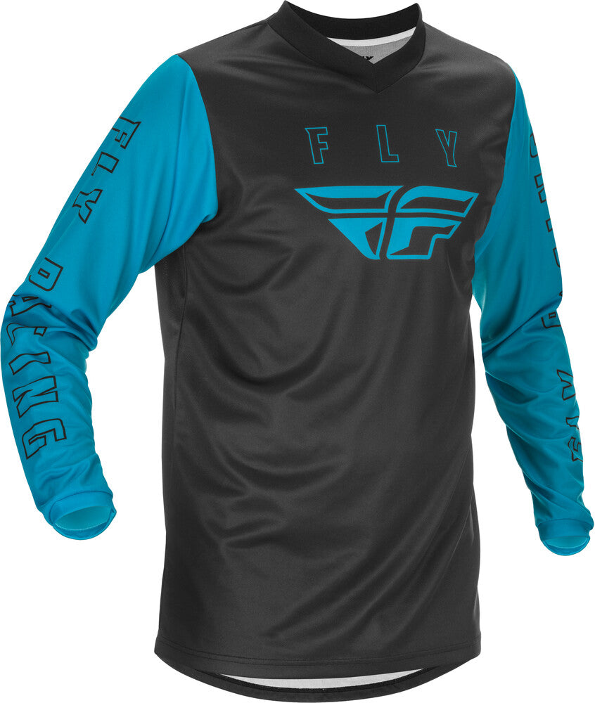 Fly F-16 BMX Jersey (2021) - Youth X-Large (YXL) - Black & Blue