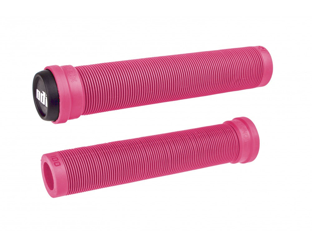 ODI Longneck SLX Flangeless BMX Grips 160mm Pink USA Made