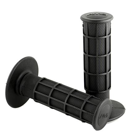 AME Full Waffle BMX Grips - Black - A'ME - USA Made