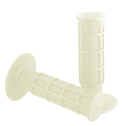 AME Full Waffle BMX Grips - White - A'ME - USA Made