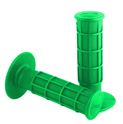 AME Full Waffle BMX Grips - Green - A'ME - USA Made