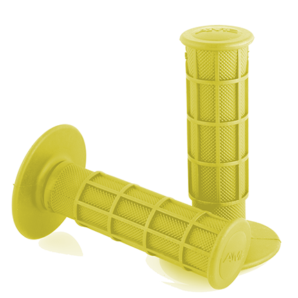 AME Full Waffle BMX Grips - Yellow - A'ME - USA Made