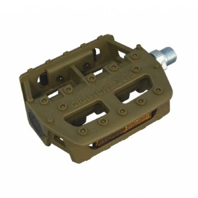 MKS Grafight XX Platform Pedals (Re-issue) - 9/16" - Khaki Green