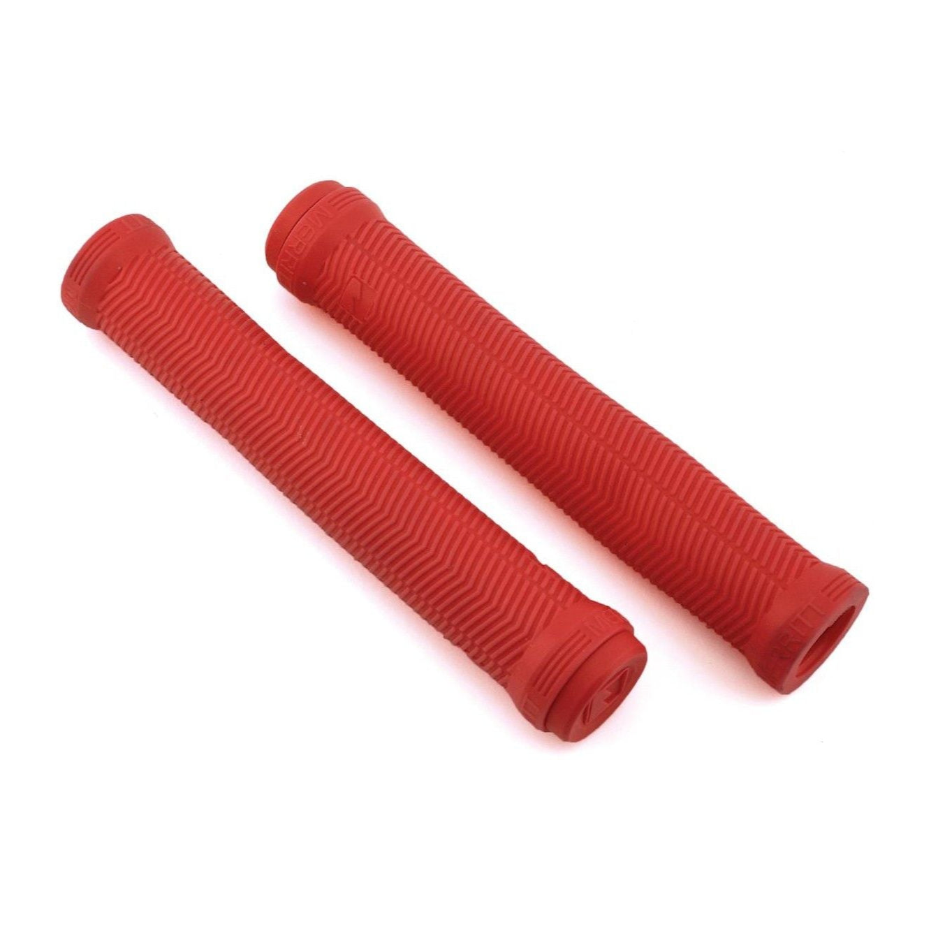 Merritt BMX Itsy Grips w/ Bar Ends - Flangeless - Red