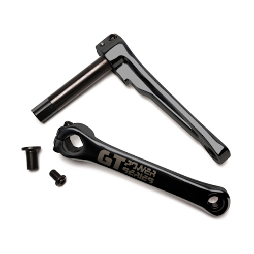 GT Power Series 3 Piece Alloy BMX Crank 175mm Black BMXGuru