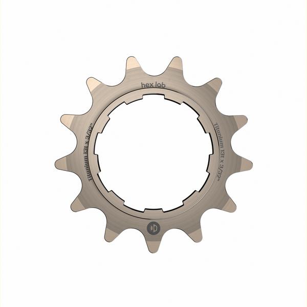 Box Hex Lab 13t Titanium Shimano-type Cog for BMX Cassette hubs - 3/32"