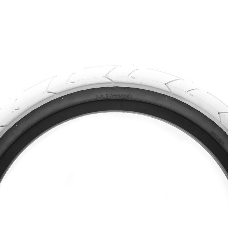 20x2.40 Duo HSL BMX Tire - 65psi - White w/ Black Sidewall