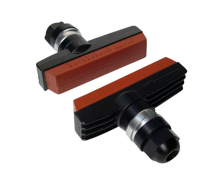 Scott Mathauser Black Fin Threaded Brake Pads - Salmon - USA made