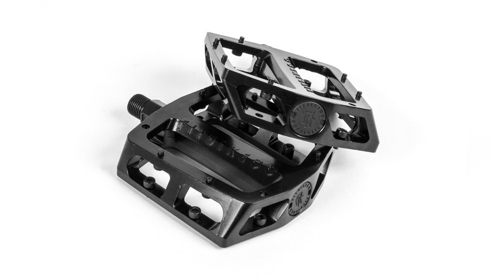 Fit Alloy BMX Platform Pedals - Black - 9/16"