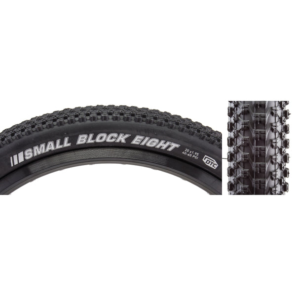 20x1.95 Kenda Small Block Eight 8 BMX Race Tire All Black