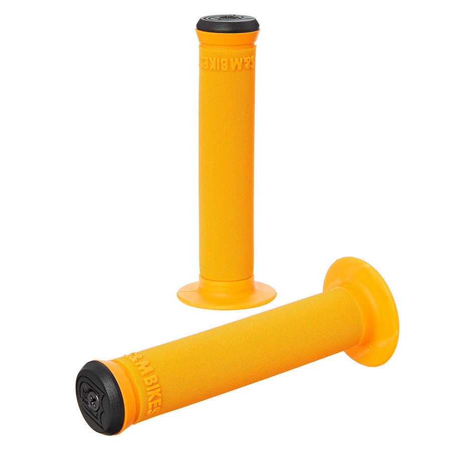 S&M BMX Logo Grips - Orange - USA Made