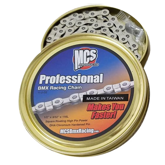 MCS Professional BMX Racing Chain - 1/2x3/32