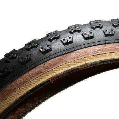 20x2.125 Kenda Comp III style BMX Tire - Black w/ Dark Skinwall