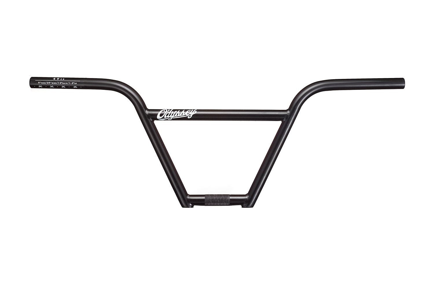 Odyssey 49er 4pc BMX  Handlebars - 9" - Rustproof Black