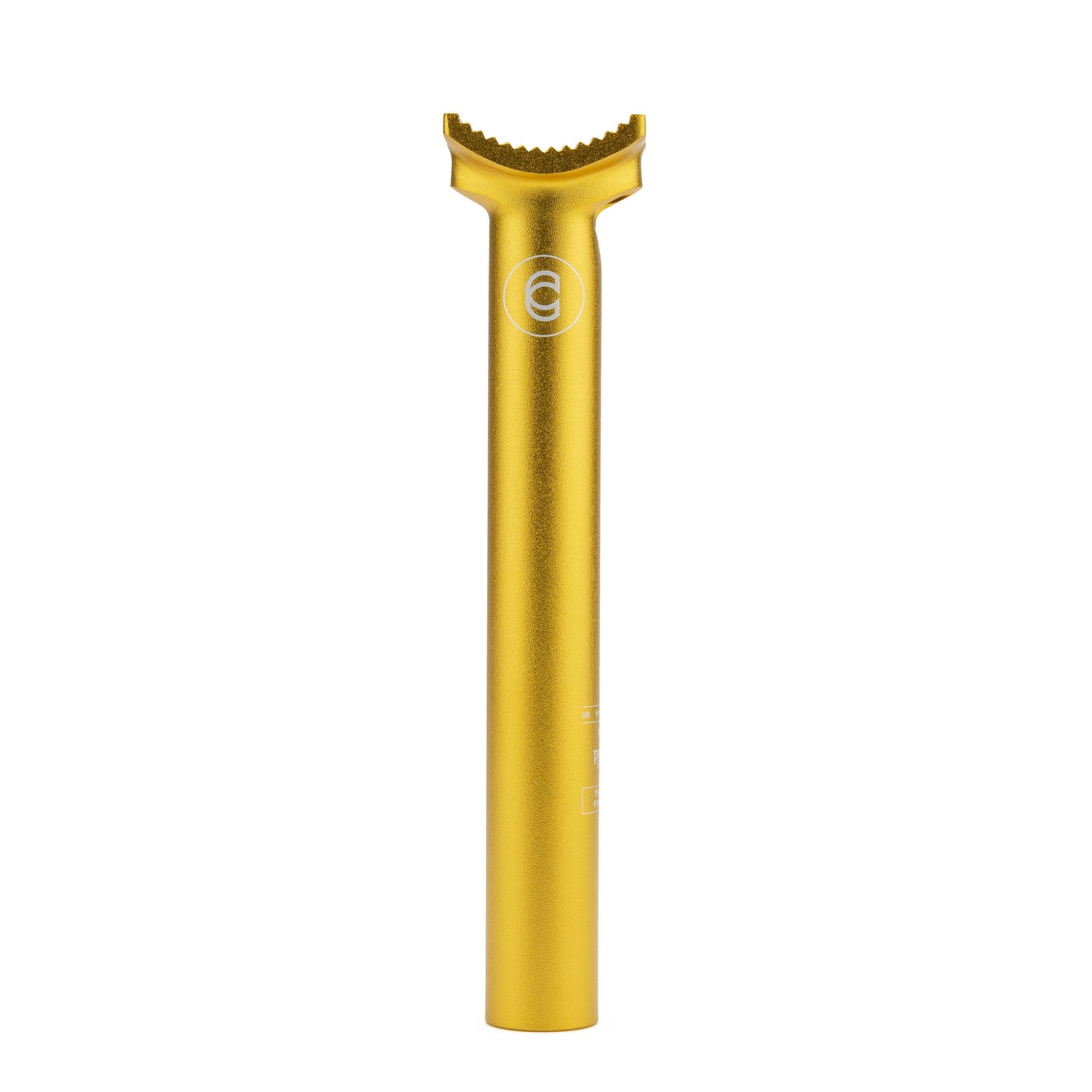 Cinema Medium 25.4mm Stealth Pivotal BMX Seat Post - 200mm - Gold