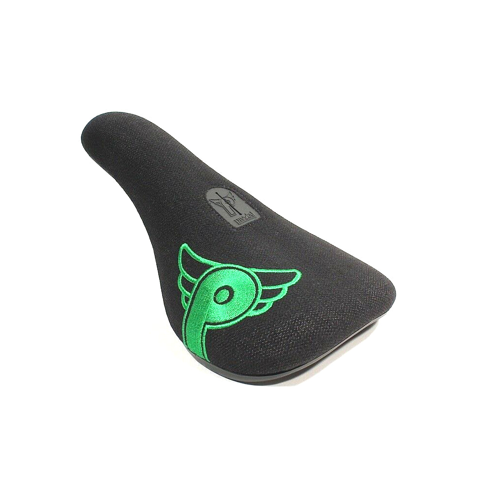 Profile Slim Padded Pivotal BMX Seat - Black & Green