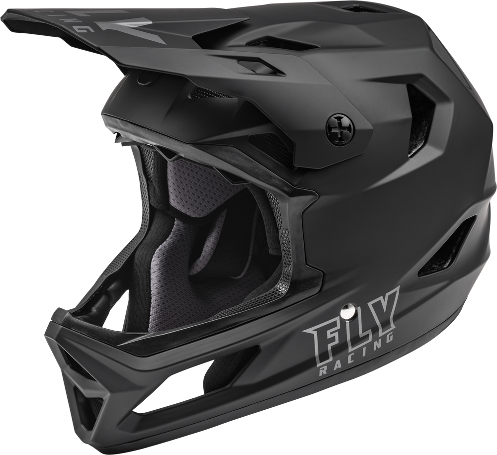 Fly Rayce Full Face BMX / DH Helmet - sz Youth M - Matte Black