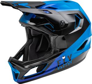Fly Rayce Full Face BMX / DH Helmet - sz Youth S - Blue & Black